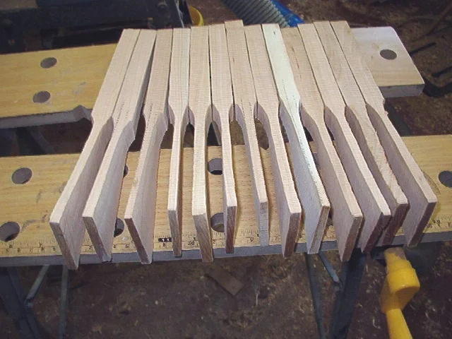 Spatula on the lathe