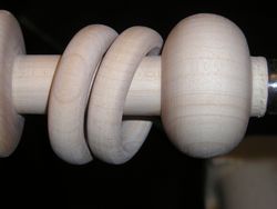 Project: Captive Rings on a Baby Rattle Woodturning Online 27