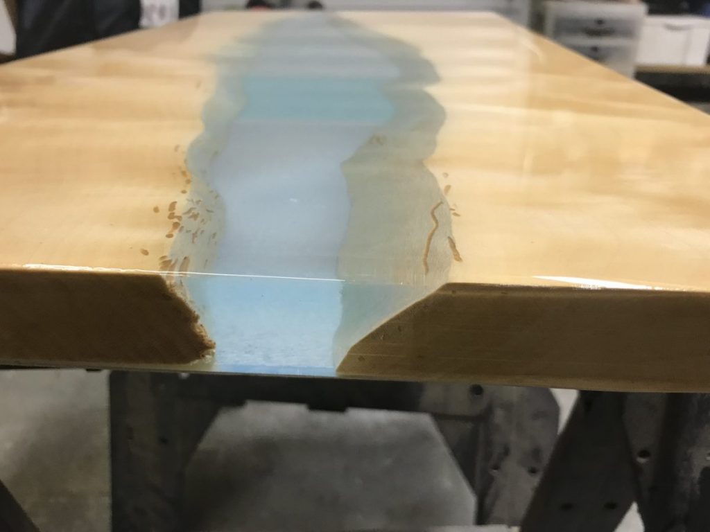 Project: Epoxy Resin River Table Woodturning Online 34